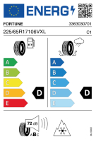 EU-label voor FORTUNE FSR401