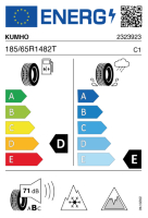 EU-label voor KUMHO WI51 WINTERCRAFT