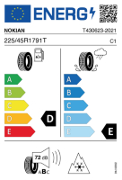 EU-label voor NOKIAN HAKKAPELIITTA R3