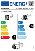 EU-label voor GOODRIDE Z107 ZUPER ECO