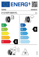 EU-label voor TOYO OBSERVE S944