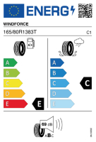 EU-label voor WINDFORCE CATCHFORS H/P