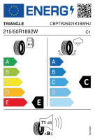 EU-label voor TRIANGLE TR-259 ADVANTEX SUV