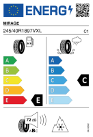 EU-label voor MIRAGE MR762 AS