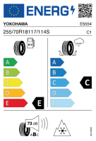 EU-label voor YOKOHAMA G015 GEOLANDAR A/T 
