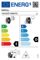 EU-label voor SUNFULL SF-982