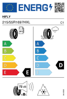 EU-label voor HIFLY HF212 WINTURI